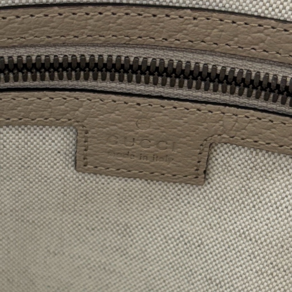 Gucci Beige and Green Shoulder Bag - Picture 3 of 8